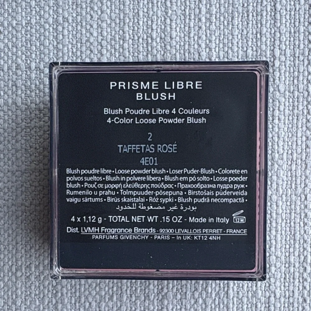Givenchy Prisme Libre Loose Powder Blush 12H Radiance - 2 taffetas rose